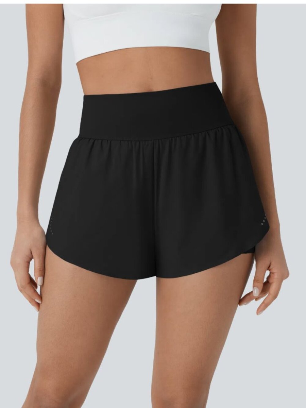 *NWT* Halara QuickDry Shorts | XS | High Waisted | 3" with Pockets | Black